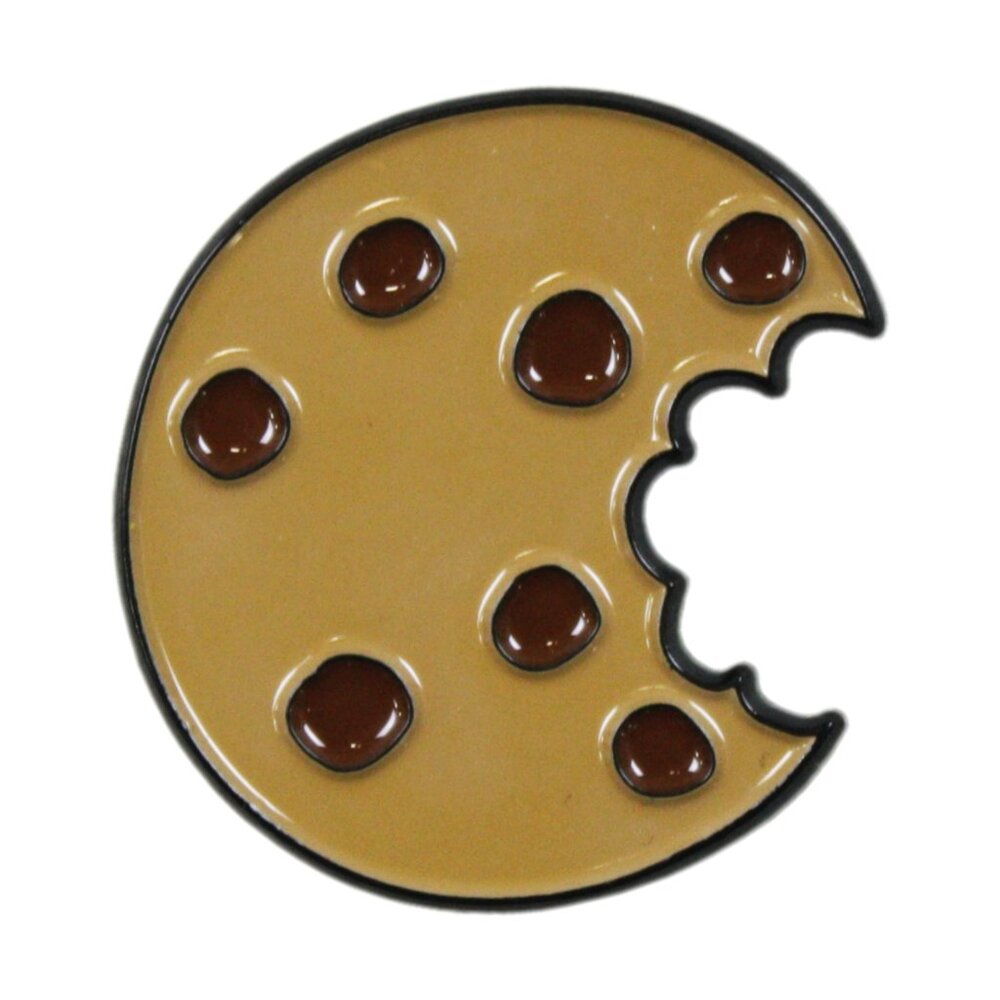 Chocolate Chip Cookie Enamel Pin- Funny Cute Novelty Sweet Food Apparel Gift NWT
